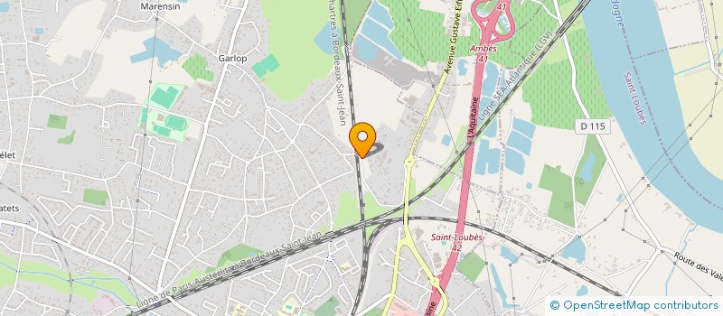 localisation de l'entreprise MONSIEUR JASON VACHER  AMBARES-ET-LAGRAVE