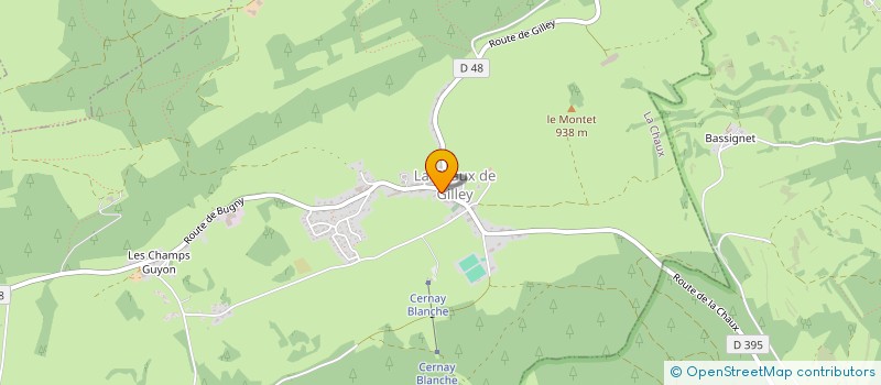 localisation de l'entreprise MONSIEUR JASON VALERIO  LA CHAUX