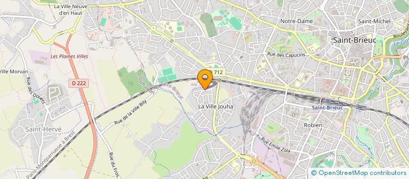 localisation de l'entreprise MONSIEUR JASON VAN DER LINDE à SAINT-BRIEUC