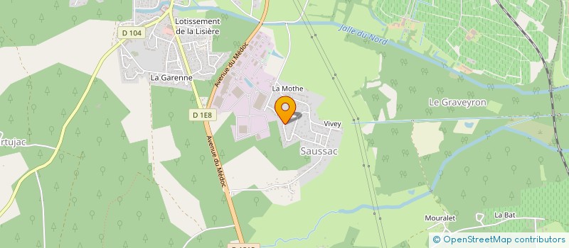 localisation de l'entreprise MONSIEUR JASON VANDER ELST  SAINT-LAURENT-MEDOC