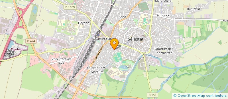 localisation de l'entreprise MONSIEUR JASON VANSINGLE  SELESTAT