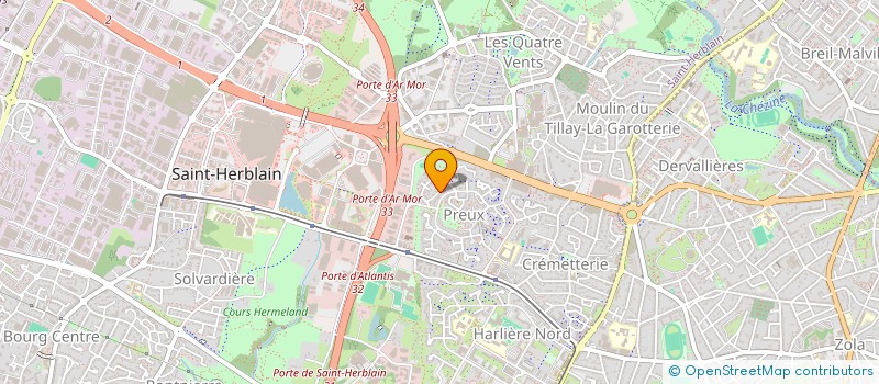 localisation de l'entreprise MONSIEUR JASON VELY  SAINT-HERBLAIN