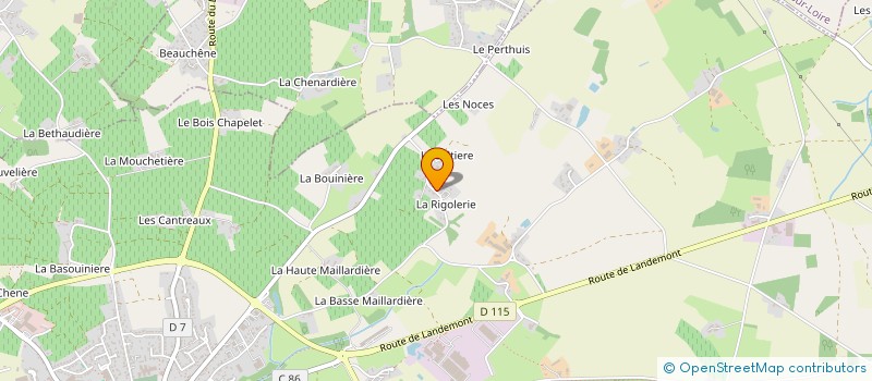 localisation de l'entreprise MONSIEUR JASON VERLAC  LA BOISSIERE-DU-DORE