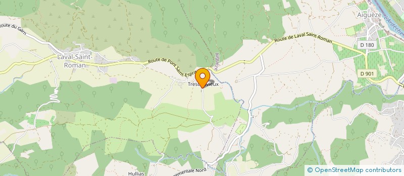 localisation de l'entreprise MONSIEUR JASON VIGNE  LAVAL-SAINT-ROMAN