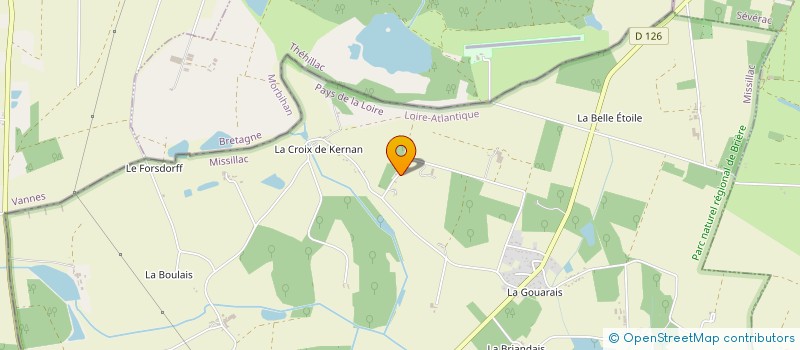 localisation de l'entreprise MONSIEUR JASON VINCE-PIVAUT  MISSILLAC