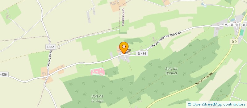 localisation de l'entreprise MONSIEUR JASON VOLCKAERT  HAUDRICOURT