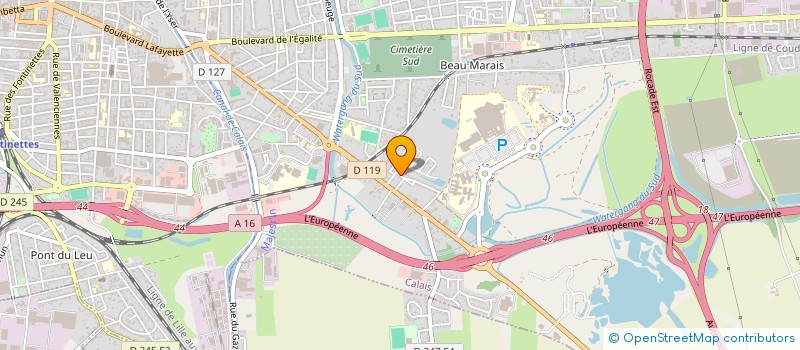 localisation de l'entreprise MONSIEUR JASON WALLE  CALAIS