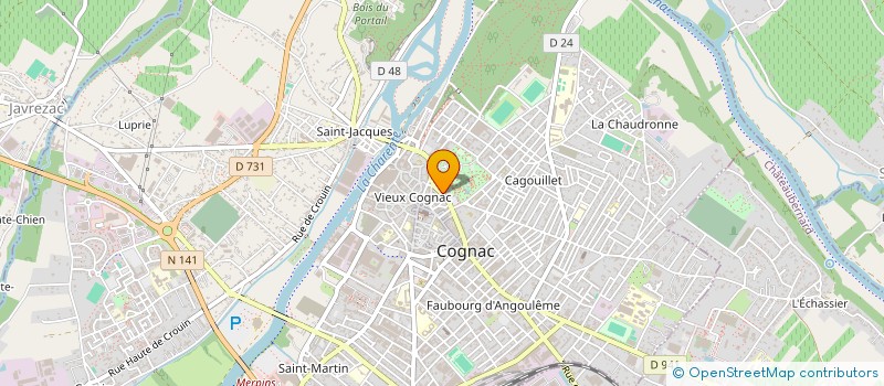 localisation de l'entreprise MONSIEUR JASON WILLIAM RITZ à COGNAC