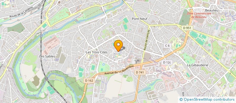 localisation de l'entreprise MONSIEUR JASSEM ALNAEMAT  POITIERS