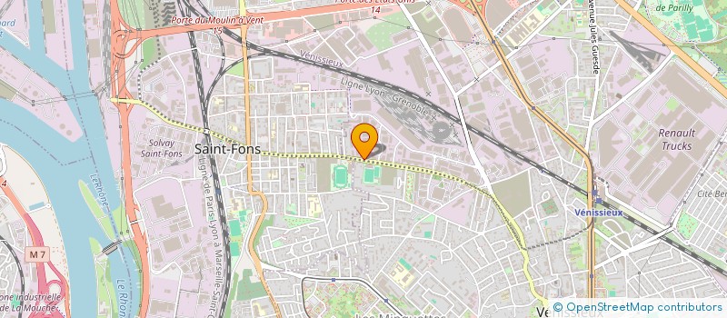 localisation de l'entreprise MONSIEUR JASSEM CHAYEB  VENISSIEUX