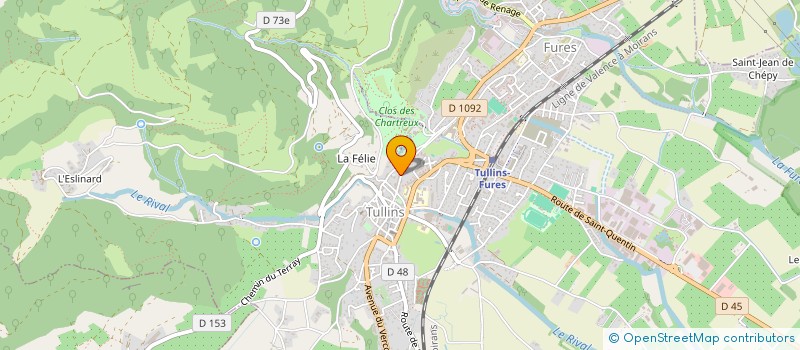 localisation de l'entreprise MONSIEUR JASSEM KHALIFA  TULLINS