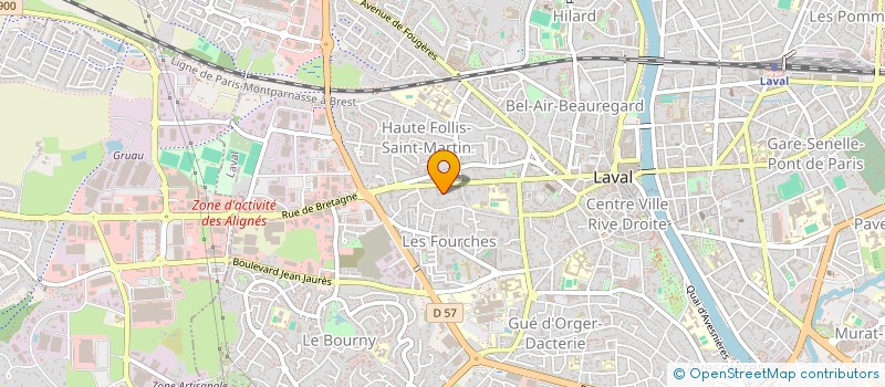 localisation de l'entreprise MONSIEUR JASSEM MESSAOUDI à LAVAL