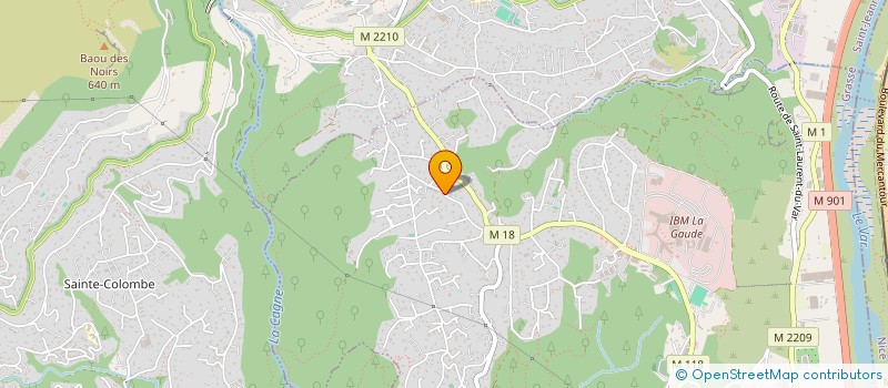 localisation de l'entreprise MONSIEUR JASSIM BRIKIK  LA GAUDE