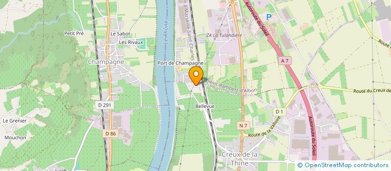 localisation de l'entreprise MONSIEUR JASSIM GHERIBI  SAINT-RAMBERT-D ALBON