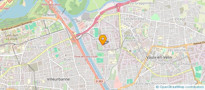 localisation de l'entreprise MONSIEUR JASSIM KHELDOUNE  VILLEURBANNE