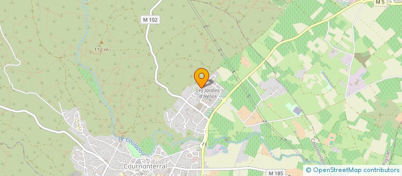 localisation de l'entreprise MONSIEUR JASSIM SORHAYER  COURNONTERRAL