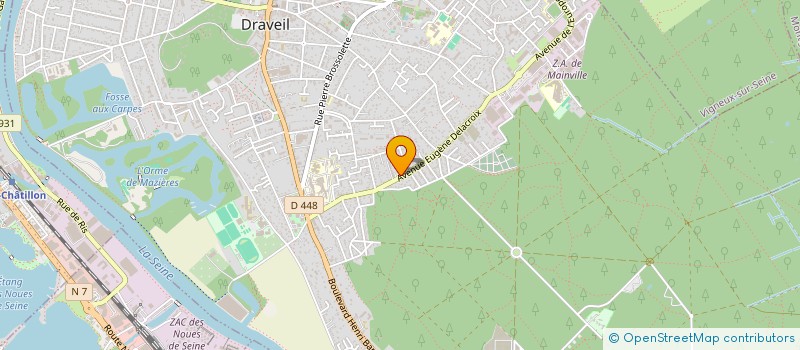 localisation de l'entreprise MONSIEUR JASSON ERRABLE  DRAVEIL