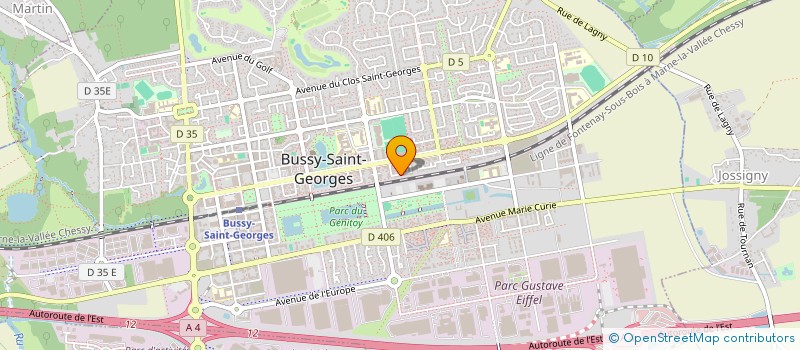 localisation de l'entreprise MONSIEUR JATHEES KAILAINATHAN  BUSSY-SAINT-GEORGES