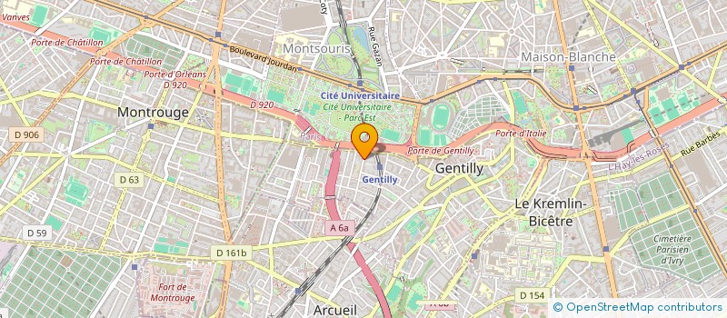 localisation de l'entreprise MONSIEUR JAUDO VIEIRA CAMPOS  GENTILLY