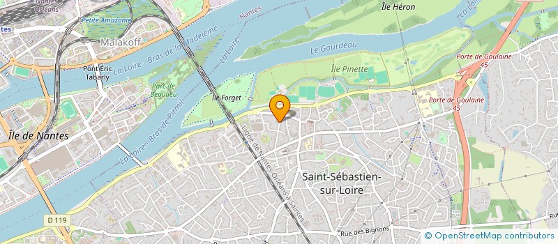 localisation de l'entreprise MONSIEUR JAUFFREY DOCTEUR à SAINT-SEBASTIEN-SUR-LOIRE