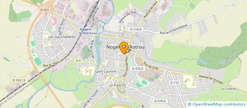 localisation de l'entreprise MONSIEUR JAUFFREY TIQUET à NOGENT-LE-ROTROU