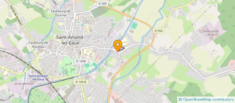 localisation de l'entreprise MONSIEUR JAUFRE DEHOVE à SAINT-AMAND-LES-EAUX