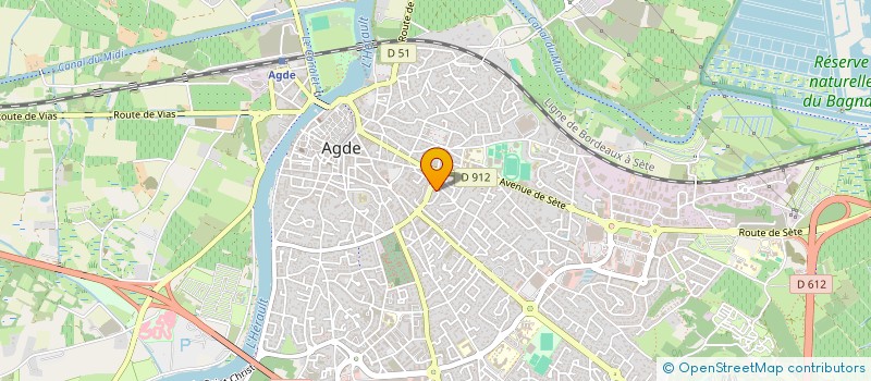 localisation de l'entreprise MONSIEUR JAUFRE RENOLLEAU  AGDE