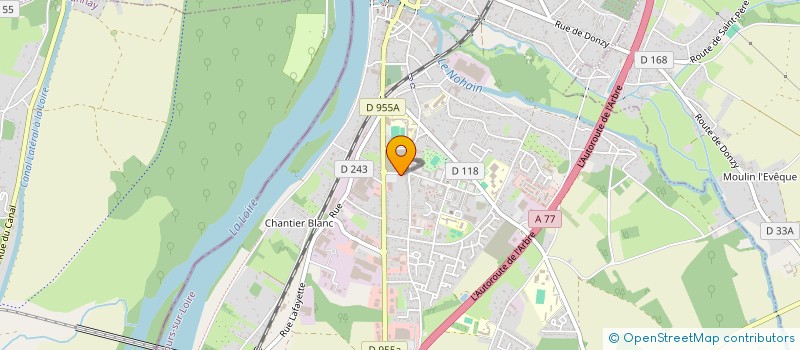 localisation de l'entreprise MONSIEUR JAUFRET MAMPRIN à COSNE-COURS-SUR-LOIRE