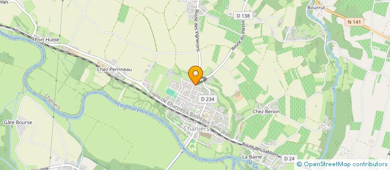 localisation de l'entreprise MONSIEUR JAUFREY GOUGNON  CHANIERS