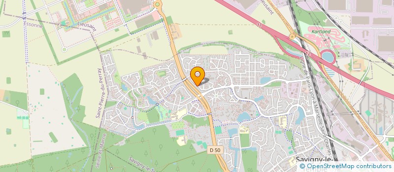 localisation de l'entreprise MONSIEUR JAURIX AHODOMON  SAVIGNY-LE-TEMPLE