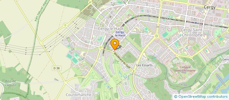 localisation de l'entreprise MONSIEUR JAUSSEANN MAYOUNGA ANDRE  CERGY