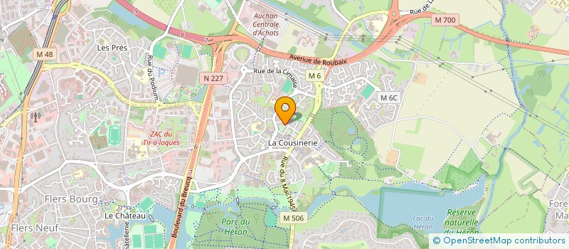 localisation de l'entreprise MONSIEUR JAVAD JAFARI  VILLENEUVE-D'ASCQ