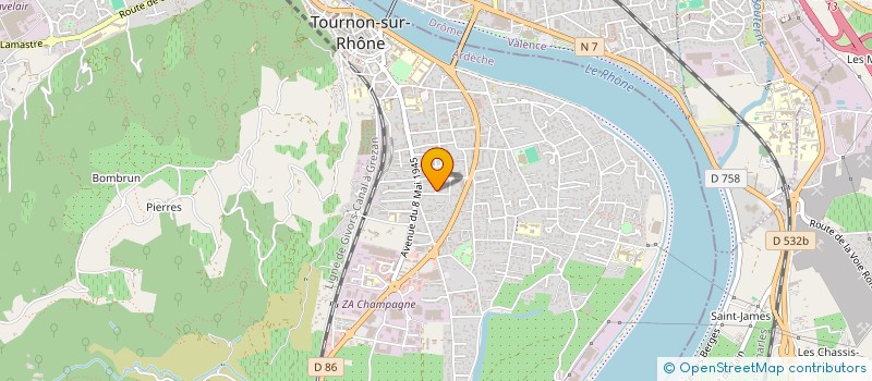 localisation de l'entreprise MONSIEUR JAVED AMARKHAIL à TOURNON-SUR-RHONE