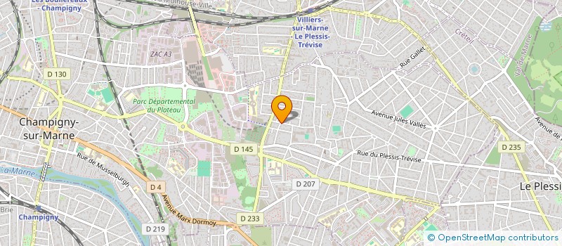 localisation de l'entreprise MONSIEUR JAVED MOHAMMAD ASHRAF  CHAMPIGNY-SUR-MARNE