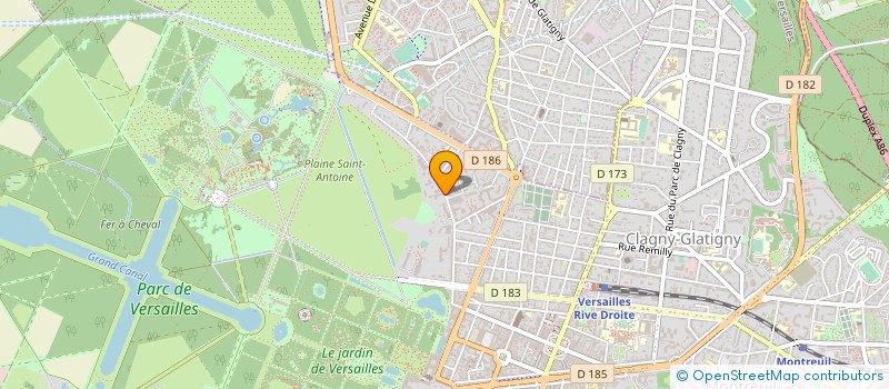 localisation de l'entreprise MONSIEUR JAVED SAMADI à VERSAILLES