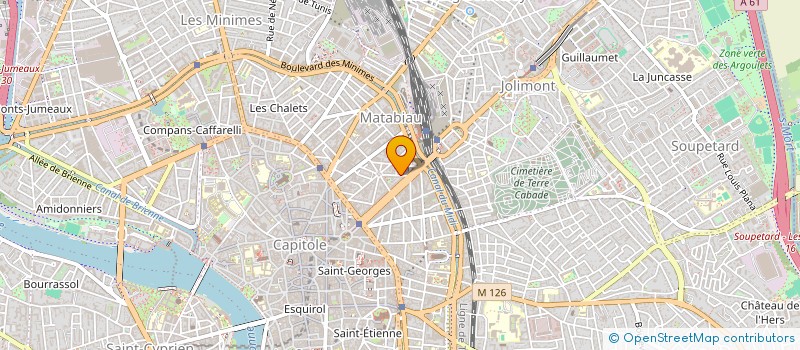 localisation de l'entreprise MONSIEUR JAVED WAFA  TOULOUSE