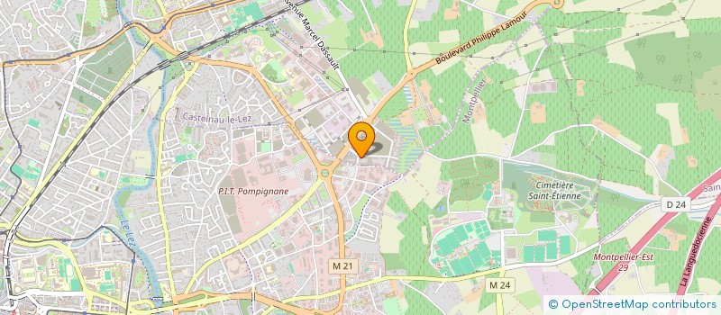 localisation de l'entreprise MONSIEUR JAVEDULLAH SAFI  CASTELNAU-LE-LEZ