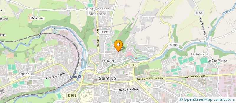 localisation de l'entreprise MONSIEUR JAVID QADERI  SAINT-LO