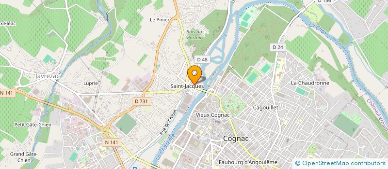 localisation de l'entreprise MONSIEUR JAVIER ARDON ROBLEDA à COGNAC