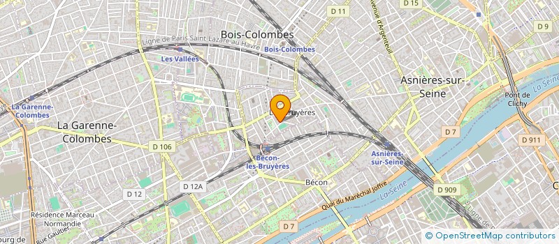 localisation de l'entreprise MONSIEUR JAVIER BARCIELA ARANDA  ASNIERES-SUR-SEINE