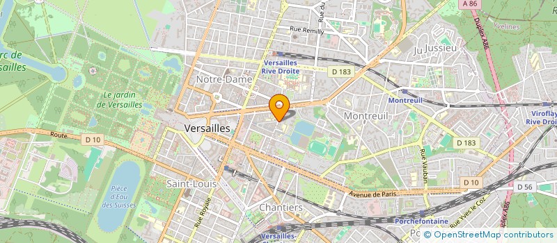 localisation de l'entreprise MONSIEUR JAVIER GARCIA GONZALEZ à VERSAILLES