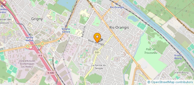 localisation de l'entreprise MONSIEUR JAVIER GARCIA IGLESIAS  RIS-ORANGIS