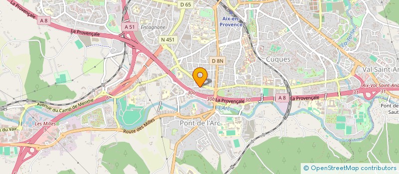 localisation de l'entreprise MONSIEUR JAVIER MORENO à AIX EN PROVENCE