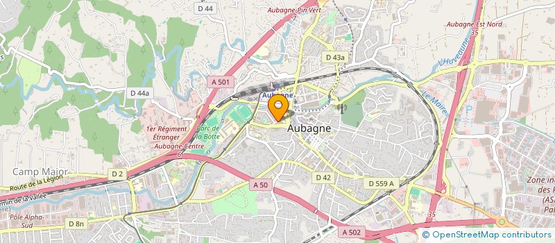 localisation de l'entreprise MONSIEUR JAVIER SANCHEZ  AUBAGNE