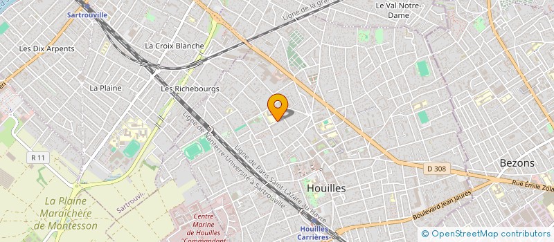 localisation de l'entreprise MONSIEUR JAVIER TABORDA à HOUILLES