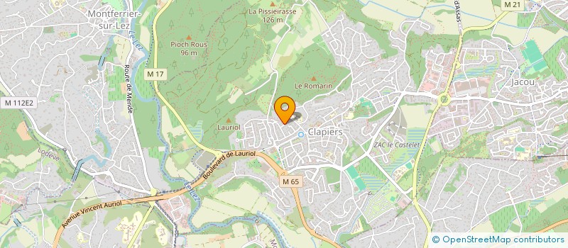 localisation de l'entreprise MONSIEUR JAVIER VAZQUEZ  CLAPIERS