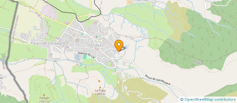 localisation de l'entreprise MONSIEUR JAVIER VIDAL  OSSEJA