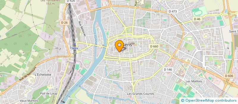 localisation de l'entreprise MONSIEUR JAWAD AHANDOUR  SENS