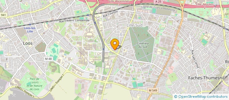 localisation de l'entreprise MONSIEUR JAWAD ANNAMOUSI  LILLE