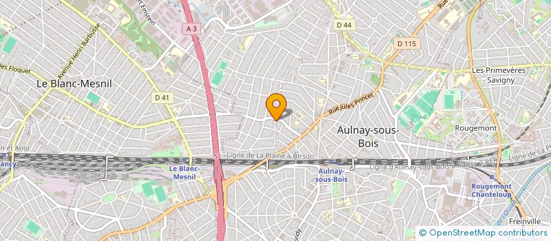 localisation de l'entreprise MONSIEUR JAWAD AOUZAL  AULNAY-SOUS-BOIS